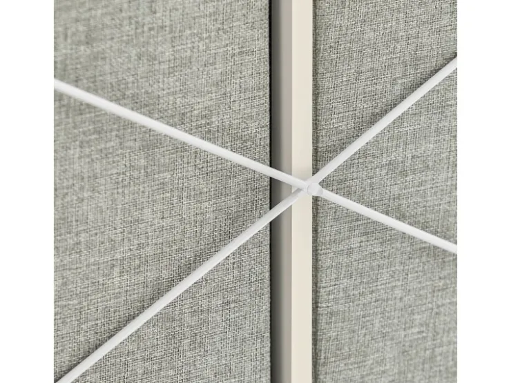 SoBuy Wäscheschrank mit 2 abnehmbaren Wäschesäcken Metall Vlies Grau BZR57-W* Sitzbänke