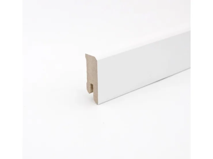 Sockelleiste White&Black Cubica Weißglanz 40 mm x 18 mm Länge 2400 mm* Zierprofile