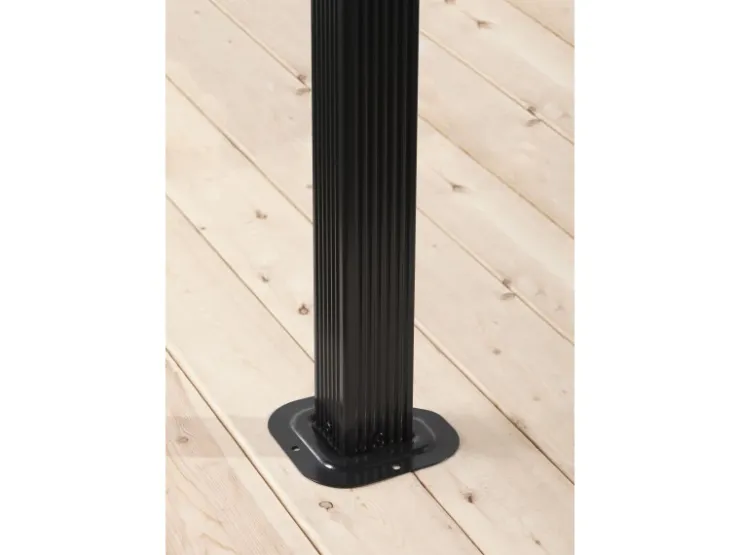 Sojag Aluminium-Pavillon Verona 10 x 14 Anthrazit 423 cm x 298 cm x 261 cm* Insektenschutz