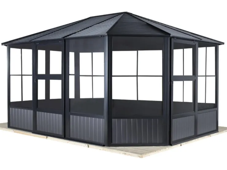 Sojag Pavillon Charleston 384 cm x 489 cm* Insektenschutz