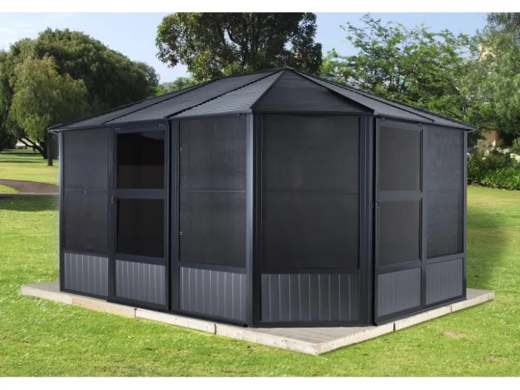 Sojag Pavillon Charleston 384 cm x 489 cm* Insektenschutz