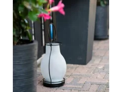 Solar-Laterne Bogota 3 lm 1600 K IP44 Sensor Weiß* Laternen