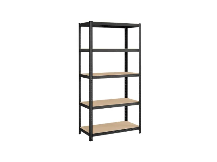 Songmics Lagerregal 50 cm x 100 cm x 200 cm Schwarz