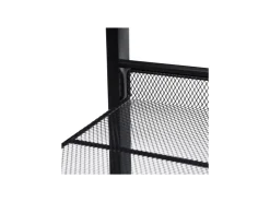 Songmics Schuhregal 3 Ebenen 74 cm x 62,8 cm x 30,7 cm Schwarz* Regale Massivholz