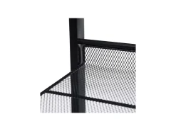 Songmics Schuhregal 5 Ebenen 74 cm x 104 x 30,7 cm Schwarz