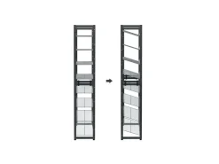 Songmics Schuhregal 8 Ebenen 30,7 cm x 92,5 cm x 163,5 cm Grau* Regale Massivholz