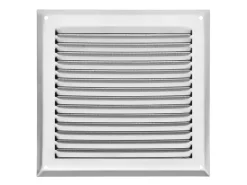 SOTECH Aluminium-Lüftungsgitter 190 x 190 mm optik Aufschraubbar mit Insektenschutz