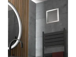 SOTECH Aluminium-Lüftungsgitter 190 x 190 mm optik Aufschraubbar mit Insektenschutz