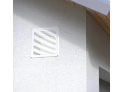 SOTECH Aluminium-Lüftungsgitter 250 x 250 mm Aufschraubbar mit Insektenschutz* Insektenschutz