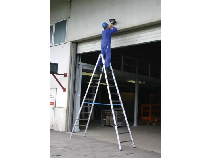 Krause Stabilo Sprossen-Doppelleiter 2 x 14 Sprossen