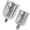 STAHLWERK Alu Lackierbecher Set / Fließbecher 125 ml und 600 ml Farbbecher
