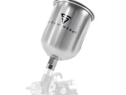 STAHLWERK Alu Lackierbecher Set / Fließbecher 125 ml und 600 ml Farbbecher