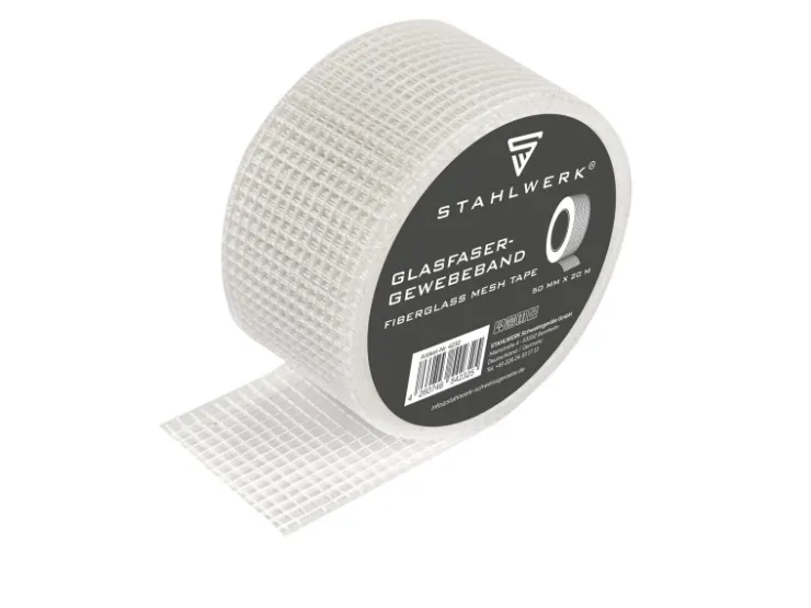 STAHLWERK Glasfaser-Gewebeband 20 m x 50 mm, selbstklebend* Malerbedarf