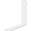 Stuhlwinkel Weiß Pulverbeschichtet 60 mm x 60 mm x 18 mm* Holzregale