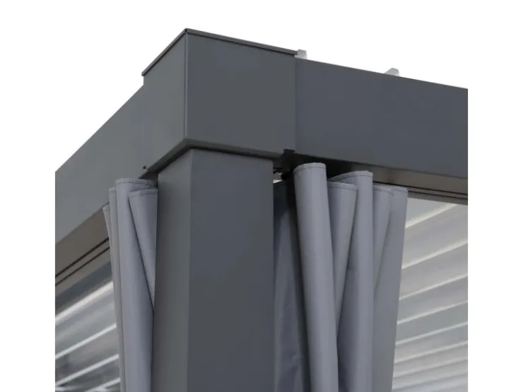 Sunjoy Vorhang für Matterhorn Multi-Pergola 306 cm x 306 cm