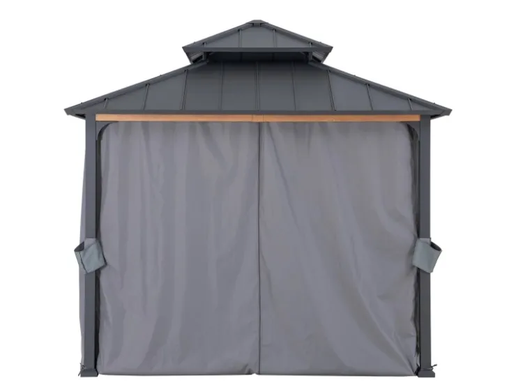 Sunjoy Vorhang für Zedernholz Gazebo 300 cm x 300 cm