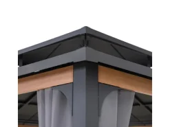 Sunjoy Vorhang für Zedernholz Gazebo 300 cm x 300 cm