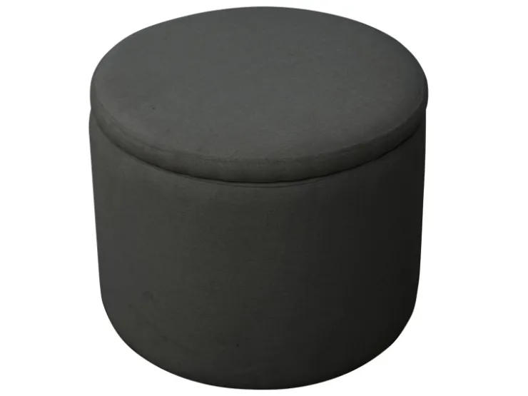 SVITA Amber Aufbewahrungsbox Mit Deckel Hocker Mit Stauraum Sitzhocker Stoff* Hocker