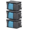 SVITA Aufbewahrungstasche L 3er Set Organizer Unterbettkommode* Bettwäsche