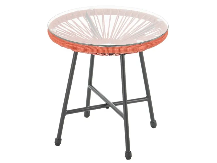 SVITA Bali Balkon Möbel Set Lounge Garnitur Relax Egg-Chair Flecht-Design Terracotta* Sessel