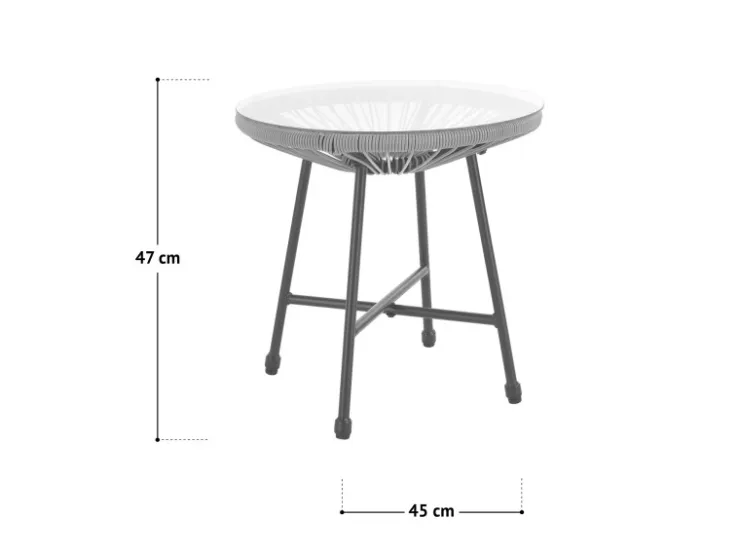 SVITA Bali Balkon Möbel Set Lounge Garnitur Relax Egg-Chair Flecht-Design Terracotta* Sessel