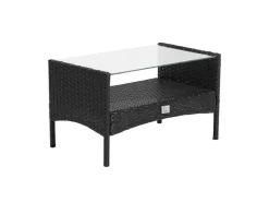 SVITA Brooklyn Polyrattan Sitzgruppe Lounge Gartenmöbel Set