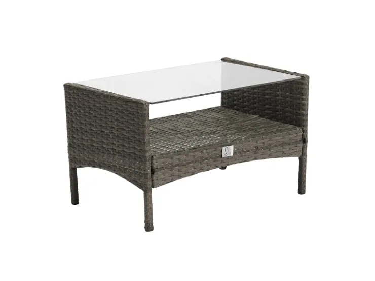 SVITA Brooklyn Polyrattan Sitzgruppe Lounge Gartenmöbel Set* Kissen|Sessel