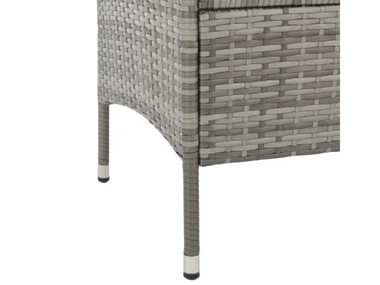 SVITA Chicago Rattan-Bank Garten-Bank Lounge Sitzecke* Sitzbänke