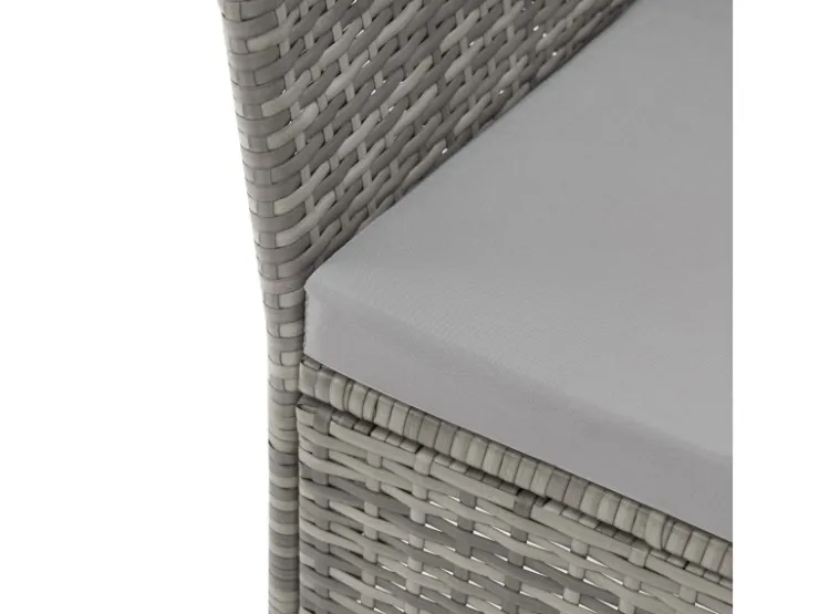 SVITA Chicago Rattan-Bank Garten-Bank Lounge Sitzecke* Sitzbänke