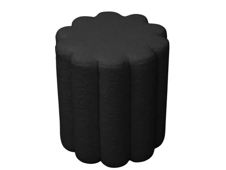 SVITA Dahlia Hocker Pouf Teddyboucle Modern* Hocker