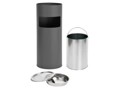 SVITA 30L Standaschenbecher Eimer Aschenbecher Mülleimer Ascher 60x25cm* Malerbedarf
