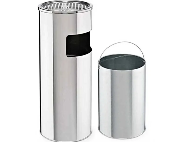 SVITA 30L Standaschenbecher Eimer Aschenbecher Mülleimer Ascher 60x25cm* Malerbedarf