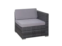 SVITA Lugano Polyrattan Lounge Gartenmöbel Set Gartenlounge Gartensofa