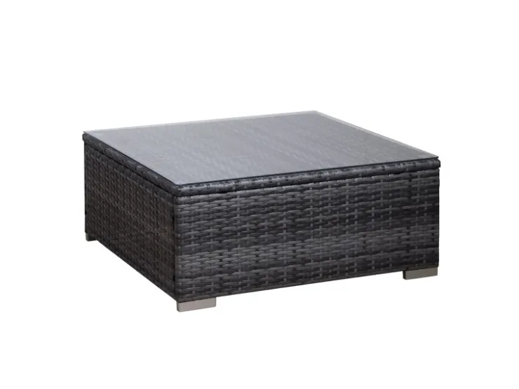 SVITA Lugano Polyrattan Lounge Gartenmöbel Set Gartenlounge Gartensofa