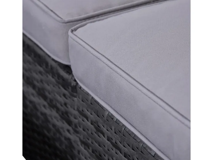 SVITA Lugano Polyrattan Lounge Gartenmöbel Set Gartenlounge Gartensofa