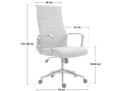 SVITA Office Comfort Bürostuhl Schreibtischstuhl Drehstuhl Hohe Rückenlehne Kunstleder* Stühle