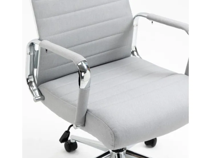 SVITA Office Comfort Bürostuhl Schreibtischstuhl Drehstuhl Niedrige Rückenlehne Stoff
