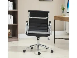 SVITA Office Comfort Bürostuhl Schreibtischstuhl Drehstuhl Niedrige Rückenlehne Kunstleder* Stühle