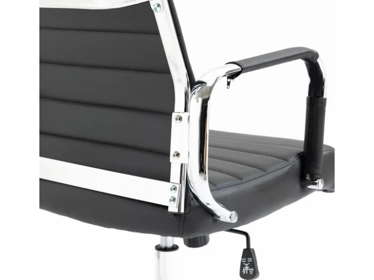 SVITA Office Comfort Bürostuhl Schreibtischstuhl Drehstuhl Niedrige Rückenlehne Kunstleder* Stühle