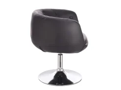 SVITA Panama Retro Loungestuhl Polsterstuhl Cocktailsessel Tellerfuß Metall Kunstleder* Sessel|Hocker