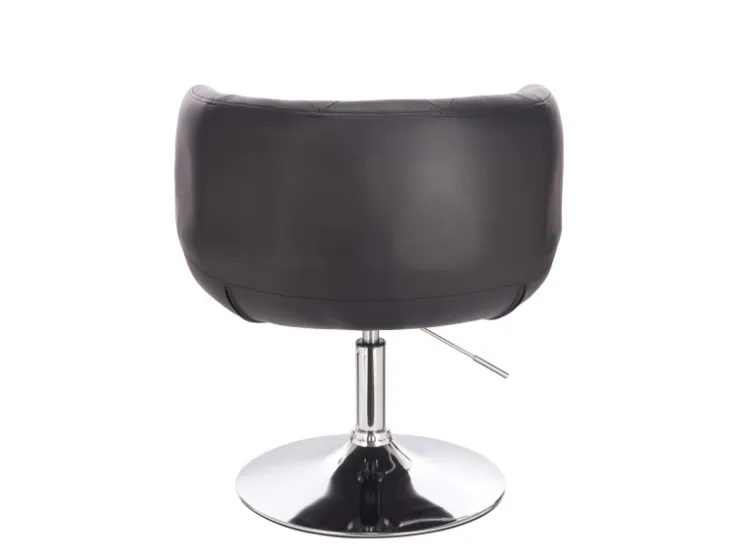 SVITA Panama Retro Loungestuhl Polsterstuhl Cocktailsessel Tellerfuß Metall Kunstleder* Sessel|Hocker