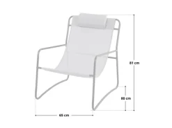 SVITA Sveio 2er Set Outdoor Relaxsessel Gartenstuhl Mit Kissen Liegestuhl* Sessel