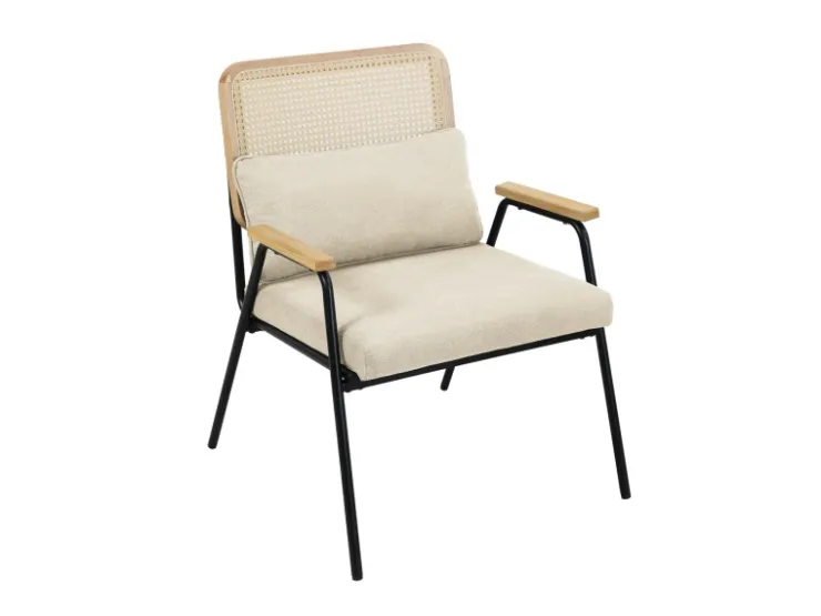 SVITA Thea Loungesessel Loungestuhl Mit Armlehnen Kissen Indoor Relaxstuhl