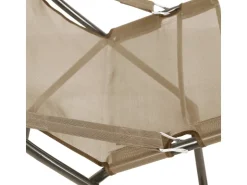 SVITA Tomra Liegestuhl Mit Hocker Klappbar Campingstuhl Kopfkissen
