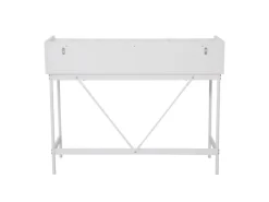SVITA Valeo Konsolentisch Schmal Mit Ablage Standregal Flurtisch Mit Schublade Weiß