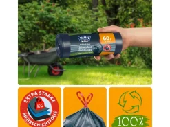 Swirl® Profi Schwerlast-Abfallsäcke 60L, 12 Stück* Reinigung