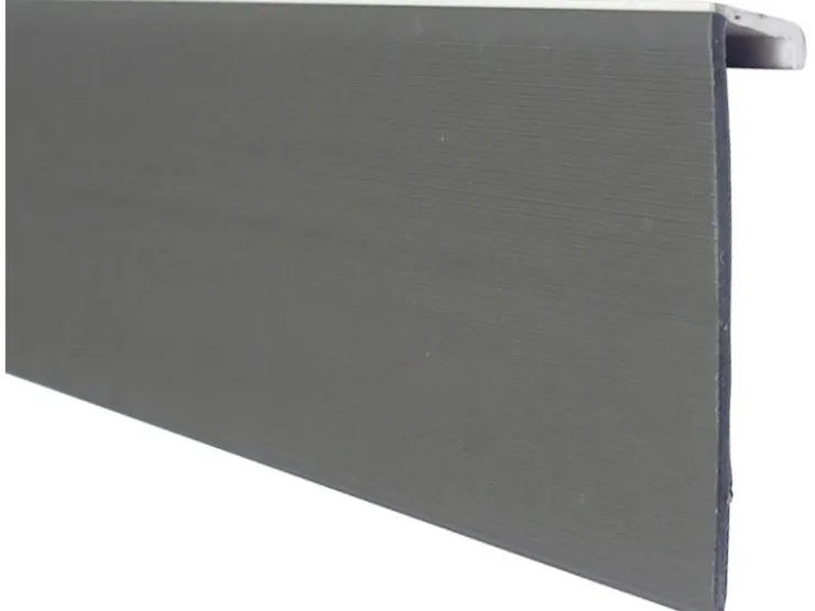 System 17 Teppichleiste mit 2,5 mm Steg Weiß 55 mm x 10 mm Länge 2500 mm