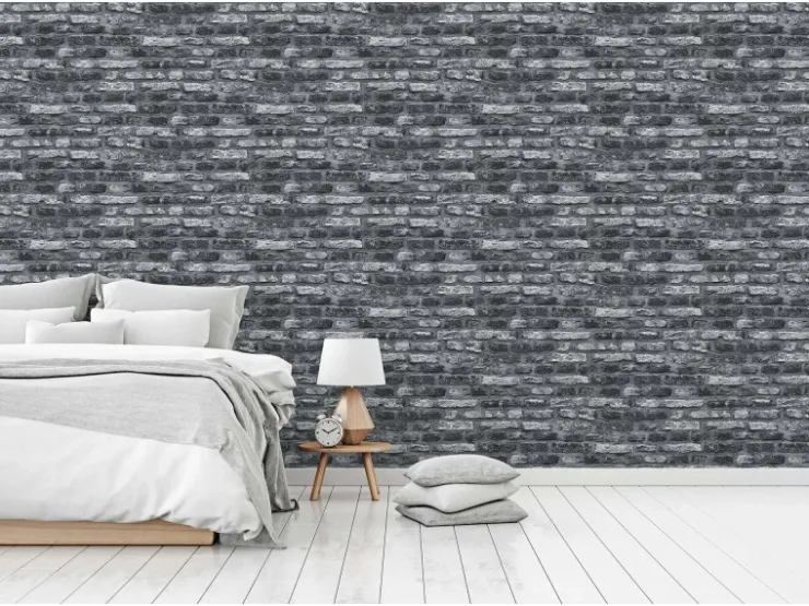 Tadessi Tapete Steinoptik Eliano M1 No 183 Vliestapete Grau Schwarz Steintapete* Tapezierzubehör