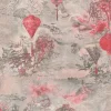 Tadessi Tapete Vintage M1 No 3094 Vliestapete Rosa Vintagetapete Retro Natur Asiatisch* Dekorative Tapeten
