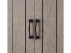 Teamson Home Badezimmer Wand Medizinschrank aus Holz Doppeltüren Salzeiche